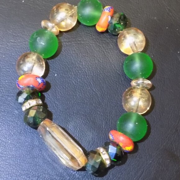 Hand Made West African Glass Beads - Picture 7 of 11